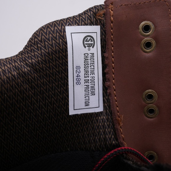 Red Wing 3573 Mens Waterproof Work Boots Non-Metallic Toe Brown Leather 14 EE main image 8